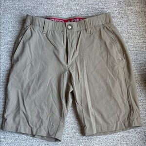 Under Armour Men's Khaki Flat Front Shorts